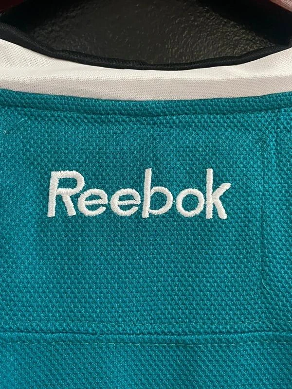 Reebok NHL Hockey Jersey Thornton 19 San Jose Sharks Vintage Blue Blokecore Y2K – photo 4
